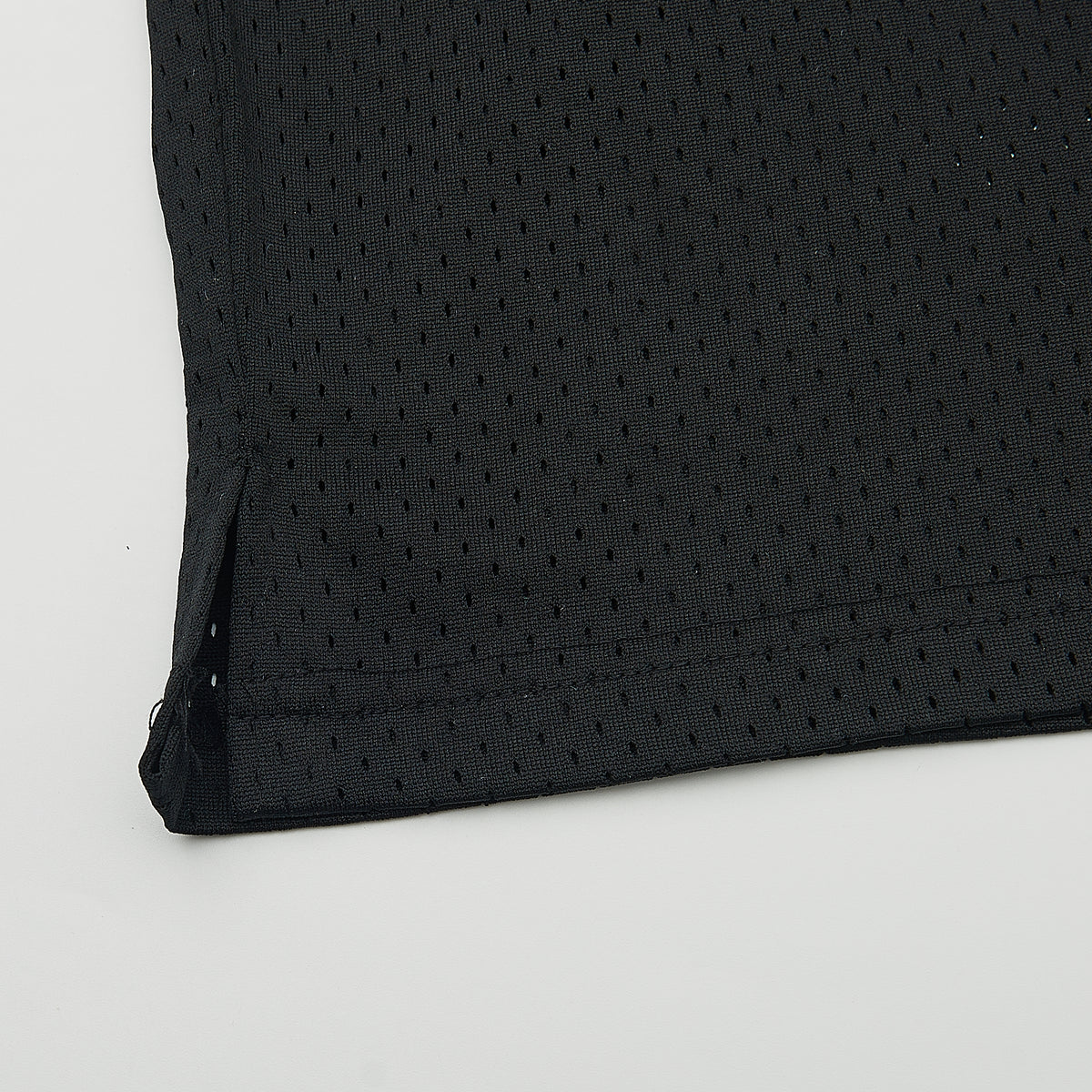 Bad Boy #72 Smalls Basketball Jersey — Black — hem detail