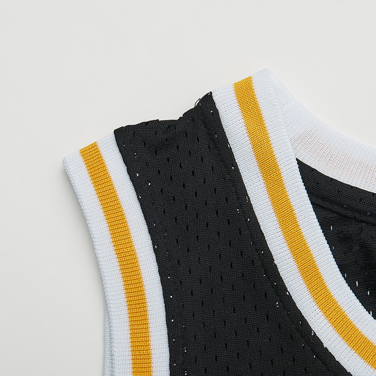 Bad Boy #72 Smalls Basketball Jersey — Black — trim detail