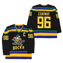 Custom Charlie Conway Ducks 96 Hockey Jersey
