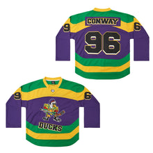 Custom Charlie Conway Ducks 96 Hockey Jersey