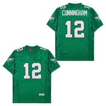 Custom Cunningham 12 Ness Randall Cunningham Black Philadelphia Eagles