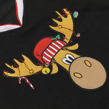 Custom Christmas Moose Kids Hockey Jersey
