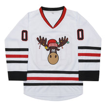 Custom Christmas Moose Kids Hockey Jersey