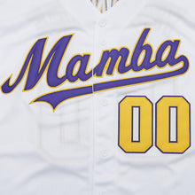 Custom Mamba Forever Baseball Jersey