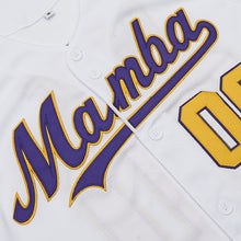 Custom Mamba Kids Baseball Jersey