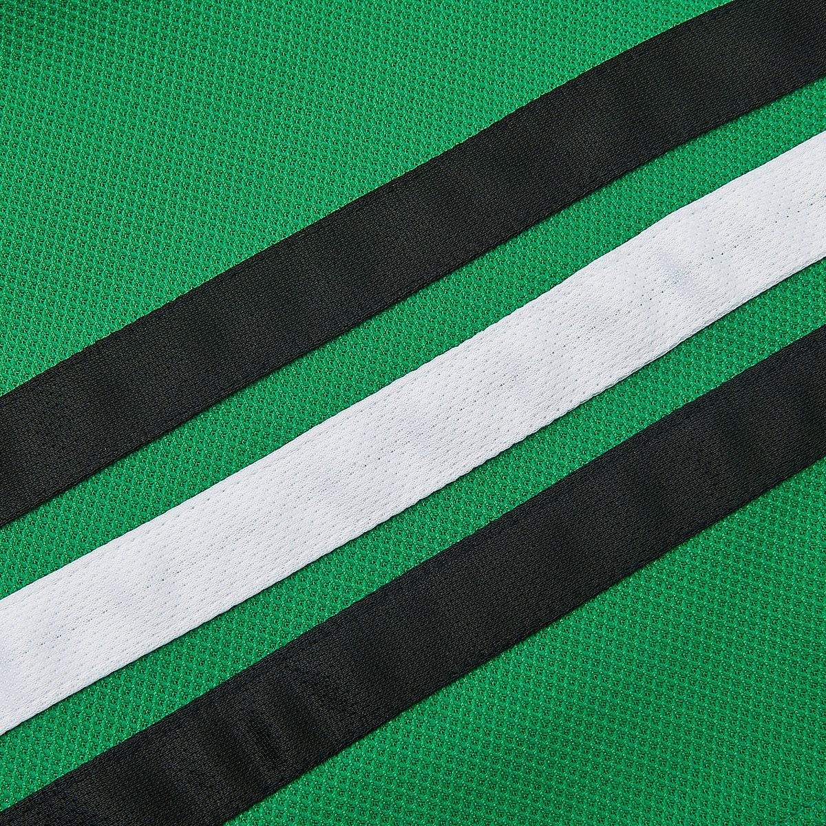 Dakota Sioux Ice #11 Hockey Jersey — Green — stripe detail