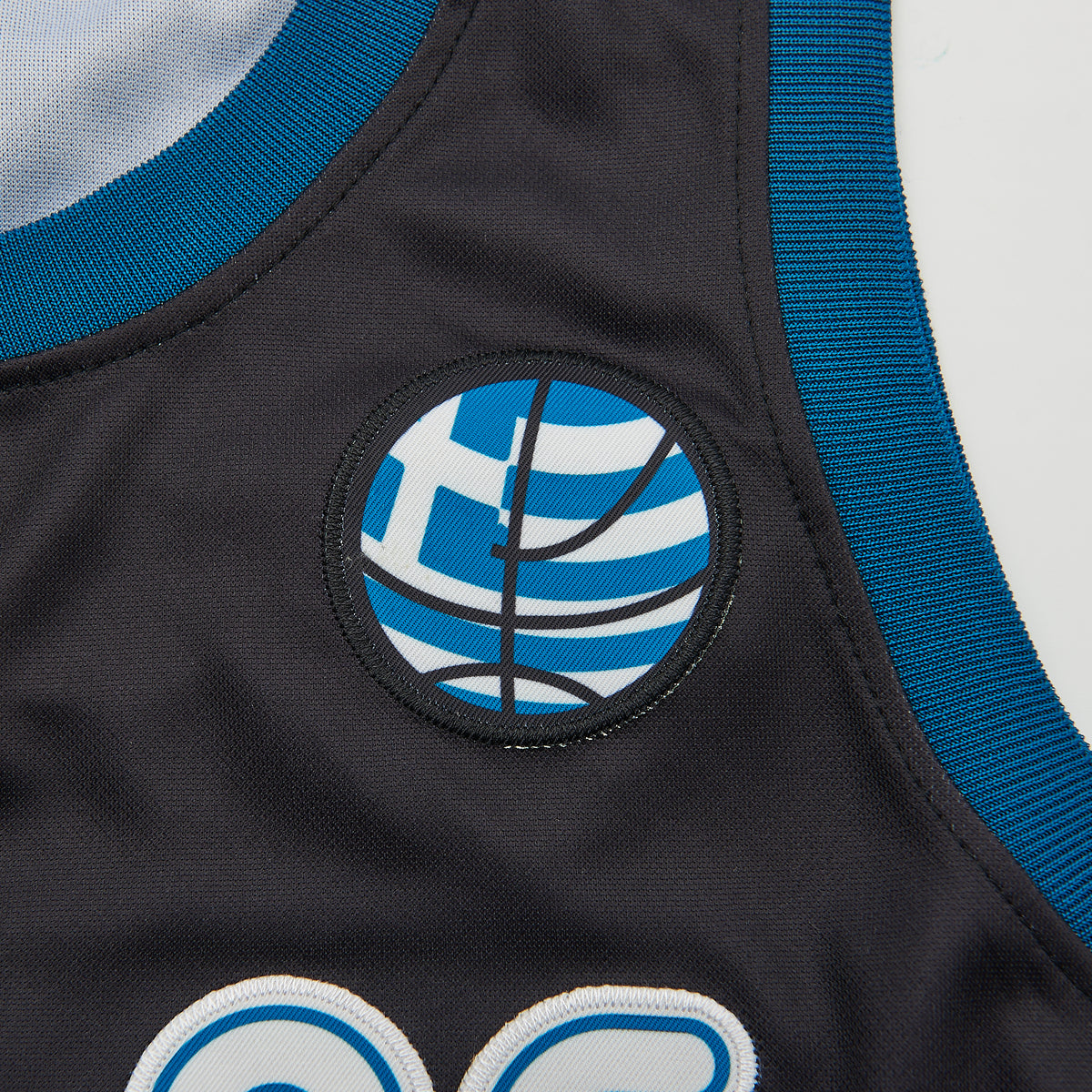 Giannis Antetokounmpo Greece #34 Basketball Jersey — patch detail