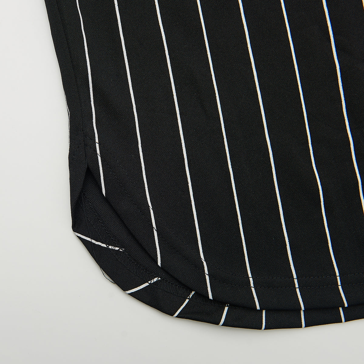 Jarius 'G-Baby' Evans Kekambas Baseball Jersey — Black — hem detail