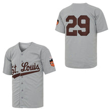 Custom Retro 29 Satchel Paige Vintage Cream Grey Team Baseball Jersey
