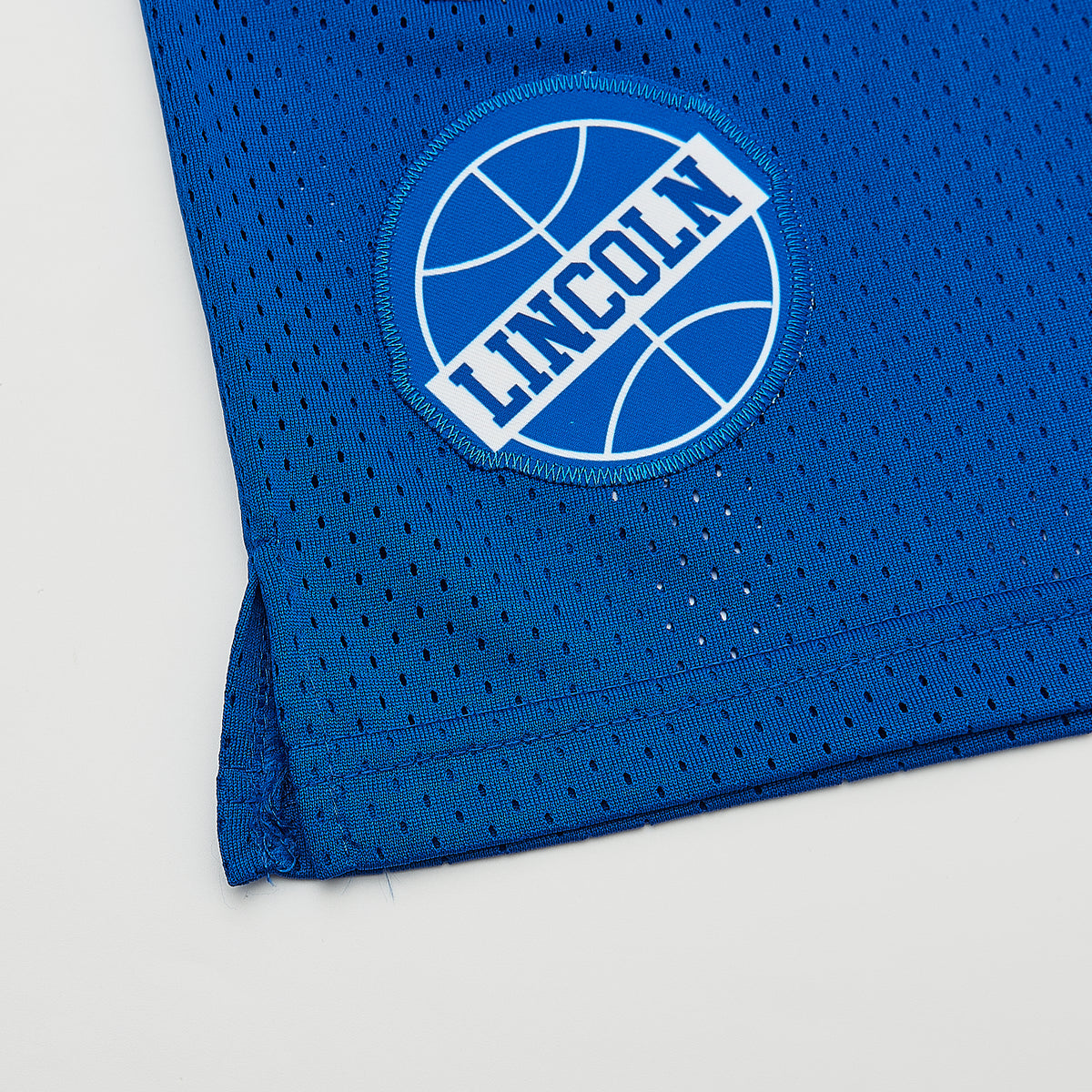 Shuttlesworth #34 Lincoln High School Basketball Jersey — patch detail