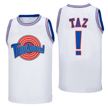 Taz #! Space Jam Tune Squad White Basketball Jersey