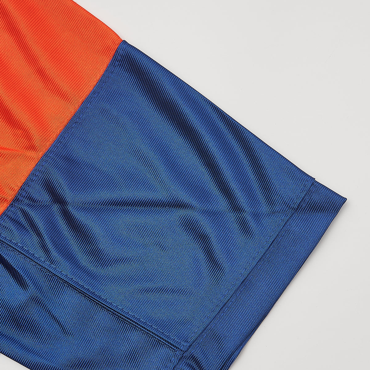 Thad Castle Blue Mountain State #54 Football Jersey — Blue — hem detail