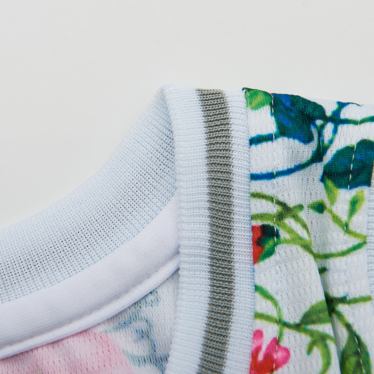 The Fresh Prince of Bel Air Academy #14 Flowers Basketball Jersey — trim detail