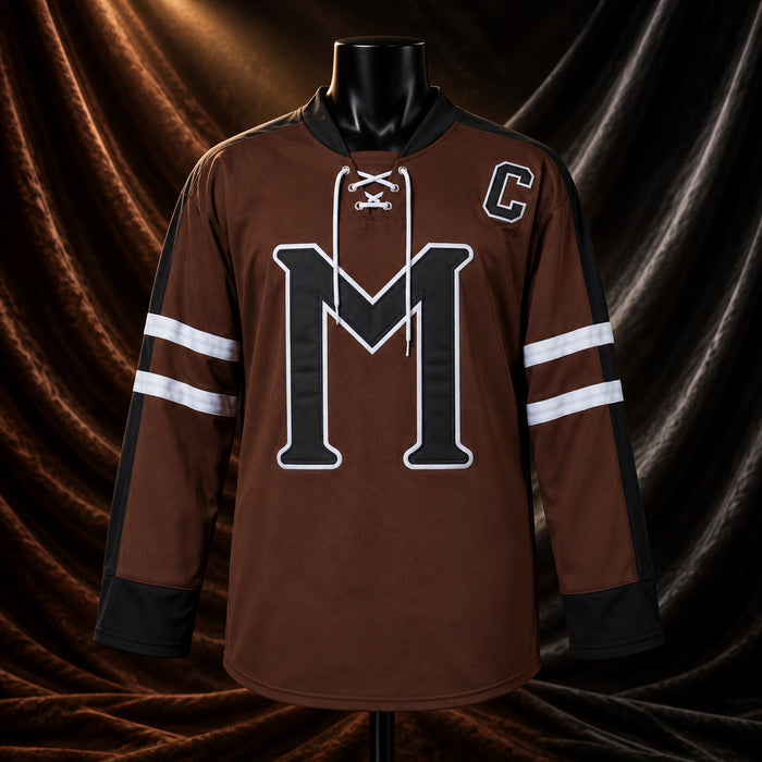 Biebe Mystery Alaska Movie #10 Hockey Jersey