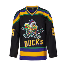 Custom Adam Banks Ducks 99 Hockey Jersey