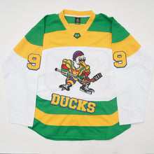 Custom Adam Banks Ducks 99 Hockey Jersey