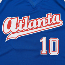 Custom Atlanta 10 Black Crackers Pullover Football Jersey