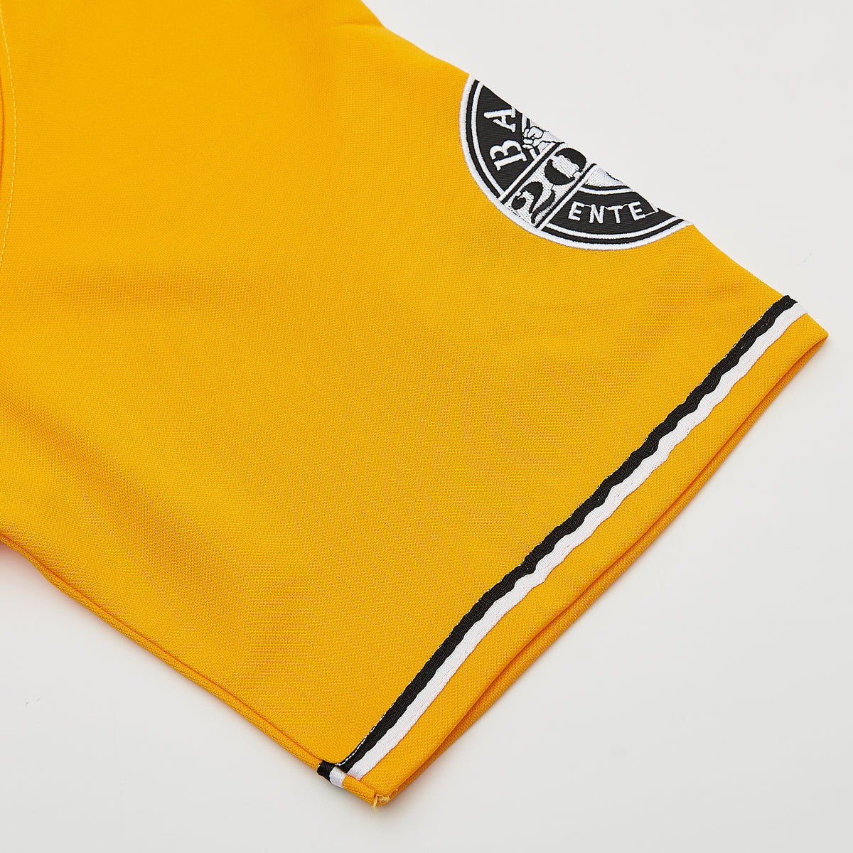 Bad Boy Biggie Baseball Jersey — Yellow — patch detail