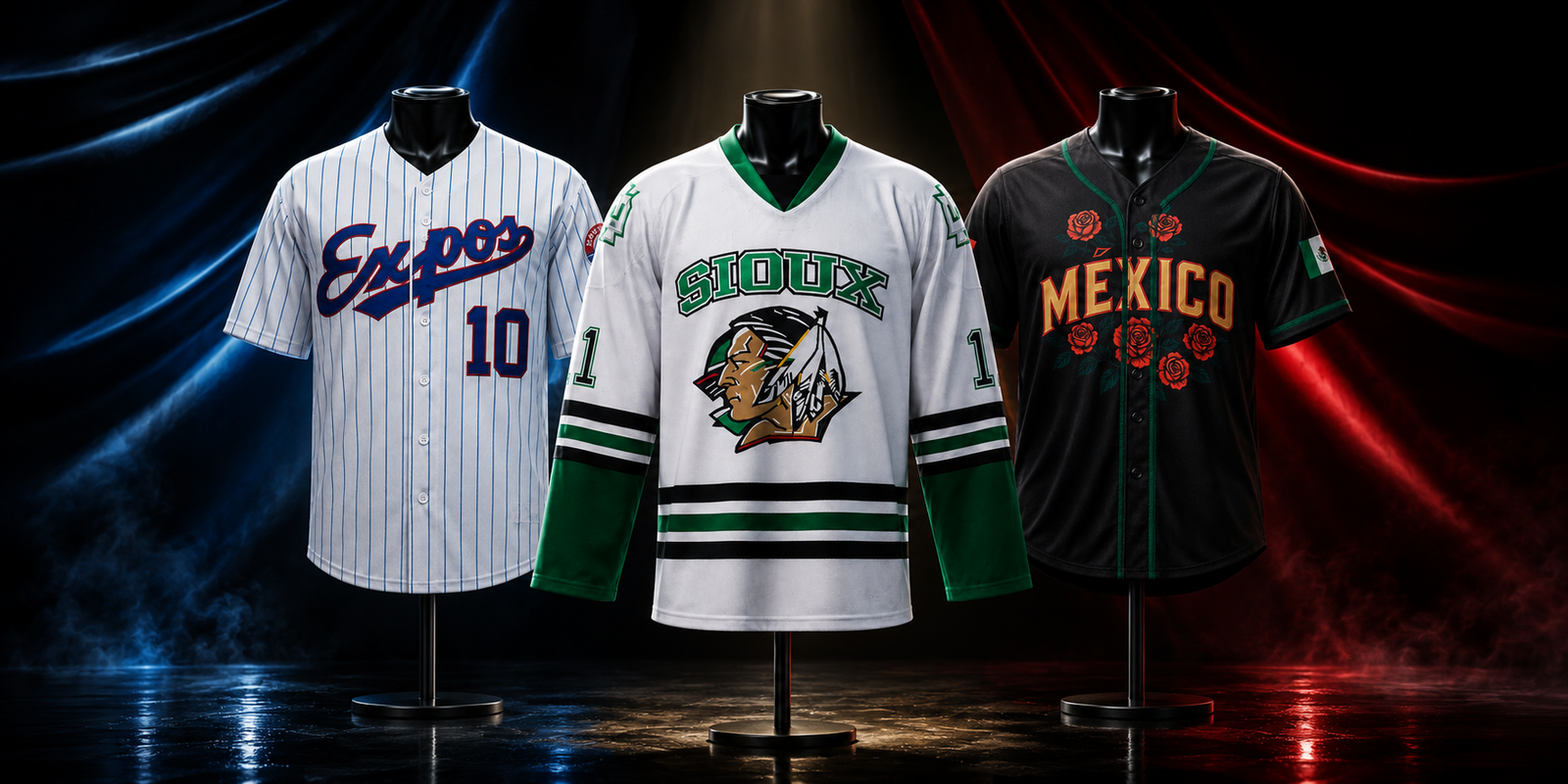 Jerseys for every game, team, and idea.