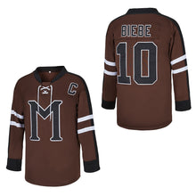 Custom Biebe Mystery Alaska Movie 10 Hockey Jersey