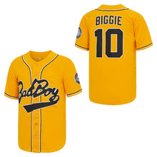 Custom Biggie 10 Bad Boy Baseball Jersey