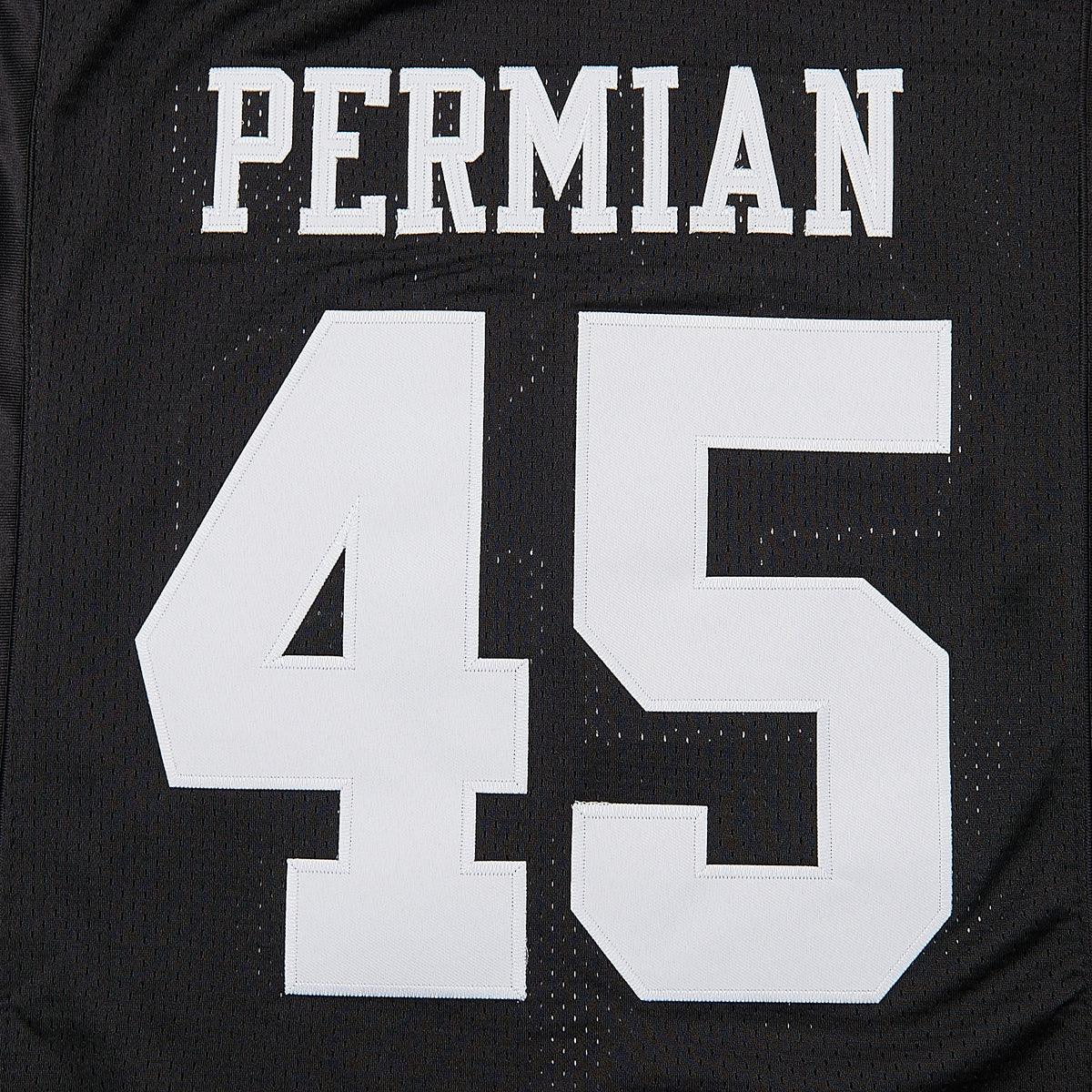 Boobie Miles Permian #45 High Friday Night Lights Football Jersey — Black — chest detail