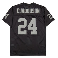 Custom C Woodson 24 Las Vegas Raiders Football Jersey