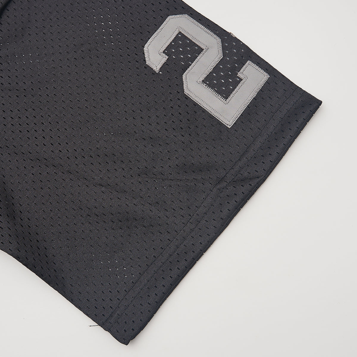 C. Woodson #24 Las Vegas Raiders Football Jersey — Black — shoulder detail