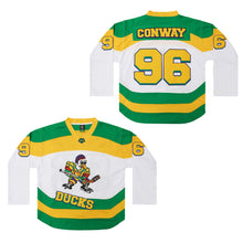 Custom Charlie Conway Ducks 96 Hockey Jersey
