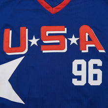 Custom Charlie Conway Mighty Ducks Team Usa 96 Hockey Jersey