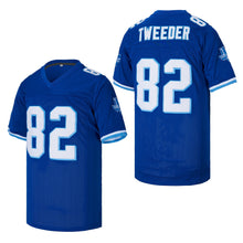 Custom Charlie Tweeder 82 Varsity Blues West Canaan Coyotes Football Jersey