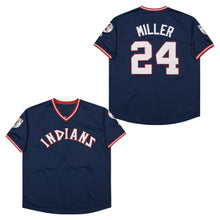 Custom Cleveland Indians Miller Baseball Jersey