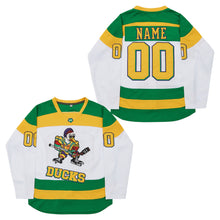 Custom Adam Banks Ducks Kids Hockey Jersey