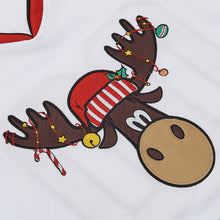 Custom Christmas Moose Kids Hockey Jersey
