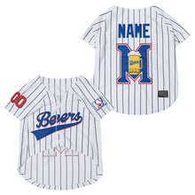Custom M-Beers Pet Baseball Jersey