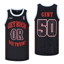 Get Rich or Die Tryin' #50 Cent Basketball Jersey