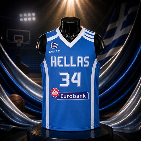 Giannis Antetokounmpo Greece National Team Basktball Jersey