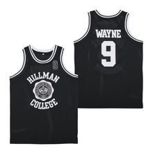 Custom Hillman College 9 Dwayne Wayne Basketball Jersey