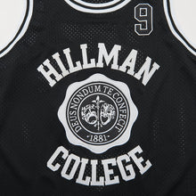 Custom Hillman College 9 Dwayne Wayne Basketball Jersey