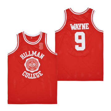 Hillman College #9 Dwayne Wayne Basketball Jersey