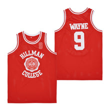 Custom Hillman College 9 Dwayne Wayne Basketball Jersey