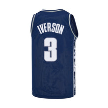 Custom Iverson 3 Georgetown Hoyas Basketball Jersey