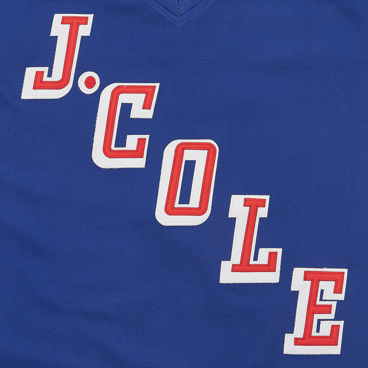 J. Cole Dreamville Forest Hills Drive 2014 Tour Hockey Jersey — chest detail