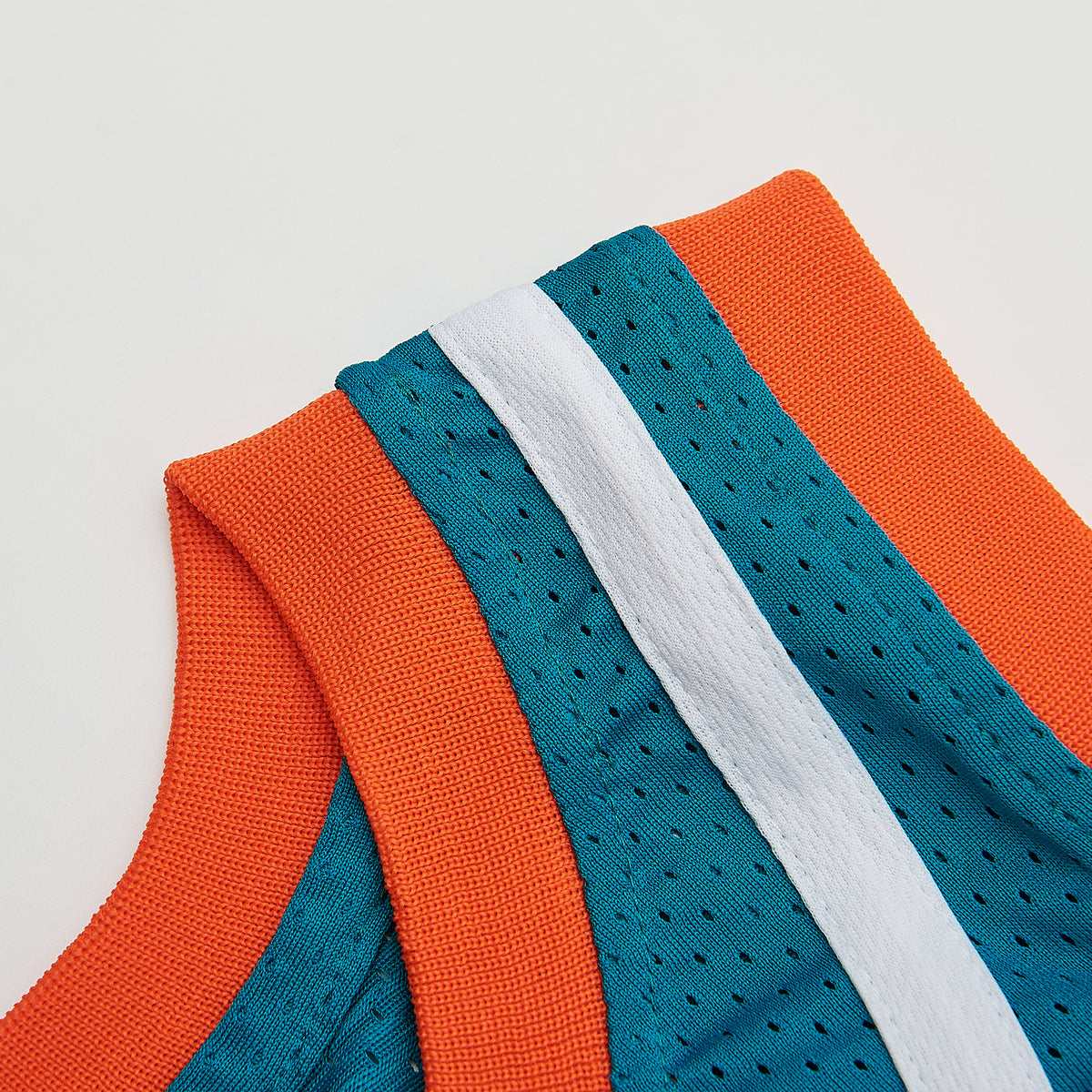 Jackie Moon #33 Semi-Pro Flint Tropics Basketball Jersey — Blue — trim detail