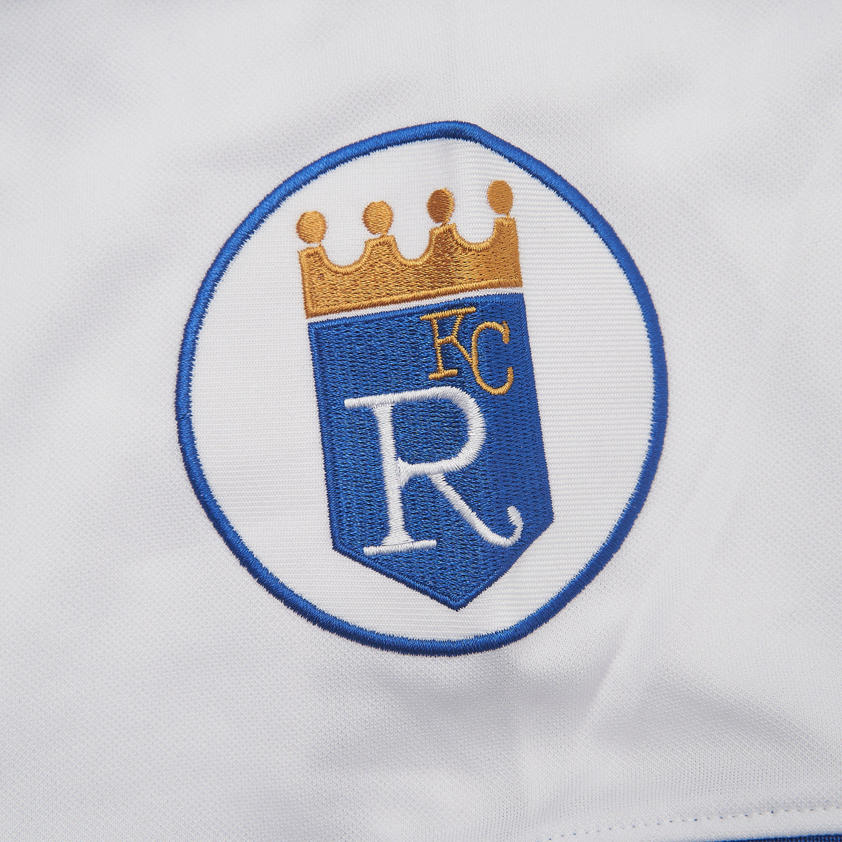Jackson #16 Royals Baseball Jersey — White — patch detail