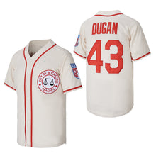 Custom Jimmy Dugan Rockford Peaches 43 Baseball Jersey