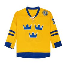 Custom Lundqvist Team Sweden Olympic Hockey Jersey