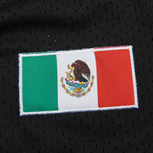 Custom Mexico 7 Black Mesh Baseball Jersey