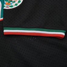 Custom Mexico 7 Black Mesh Baseball Jersey