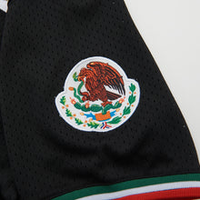 Custom Mexico 7 Black Mesh Baseball Jersey